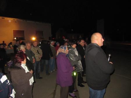 Postavitev prazničnega drevesa, prižig lučk in blagoslov 3